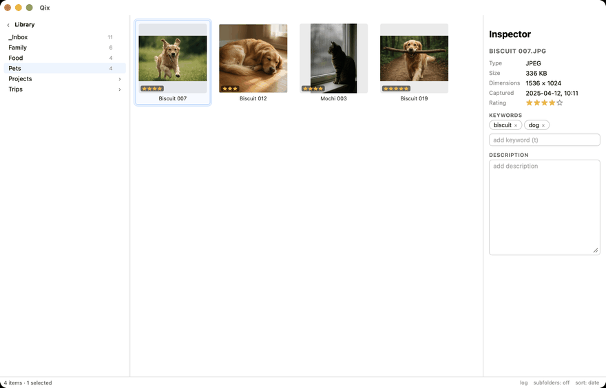 Animation: pressing t and adding a keyword with autocomplete